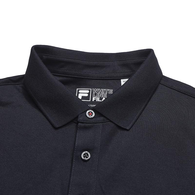 Fila Heritage Cool Touch Минималистичная Мода Универсальная Удобная Рубашка-поло Мужские топы F61M618296ANV