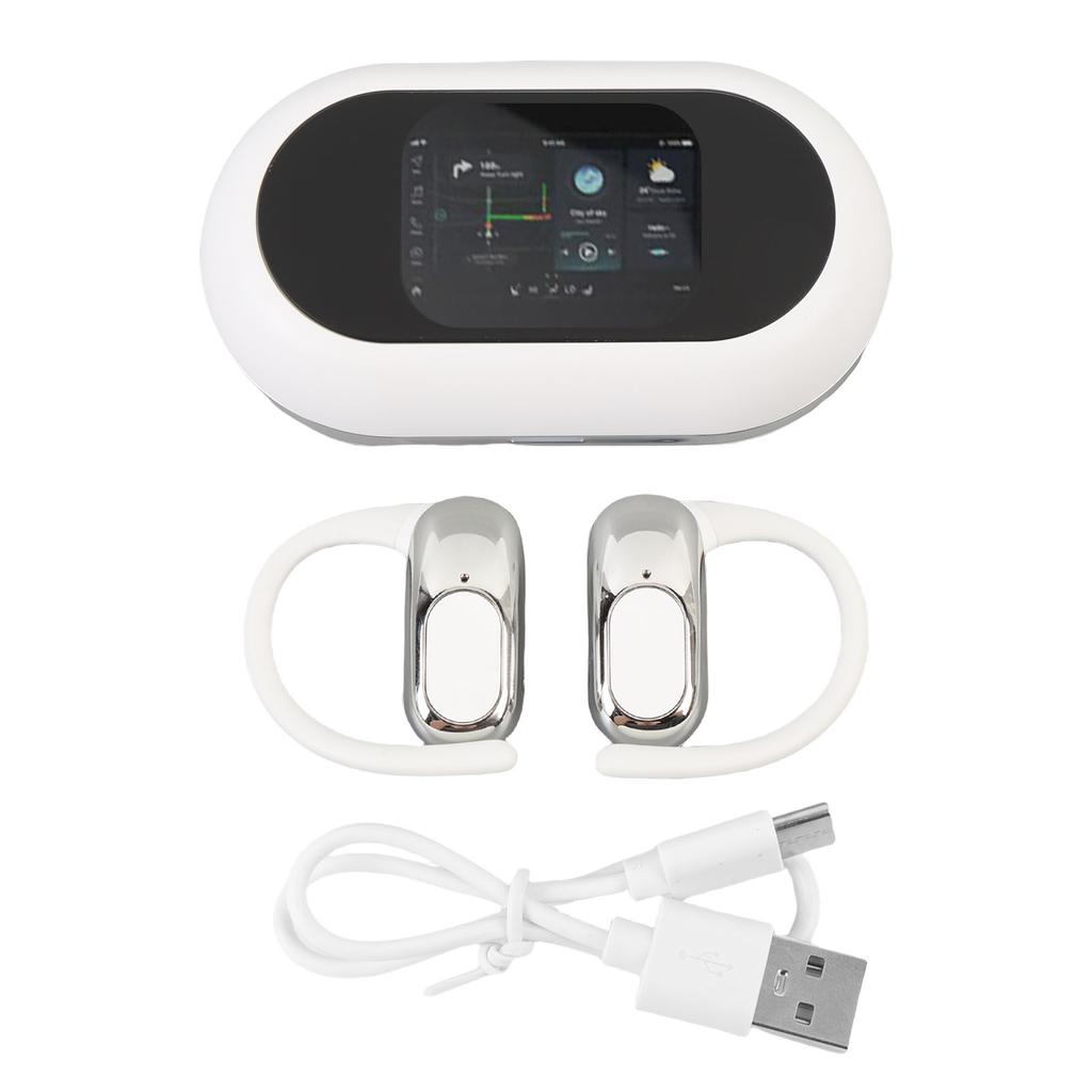 Умные наушники-переводчики Полноцветный сенсорный экран Качество звука Hi-Fi Многоязычный Bluetooth-транслятор