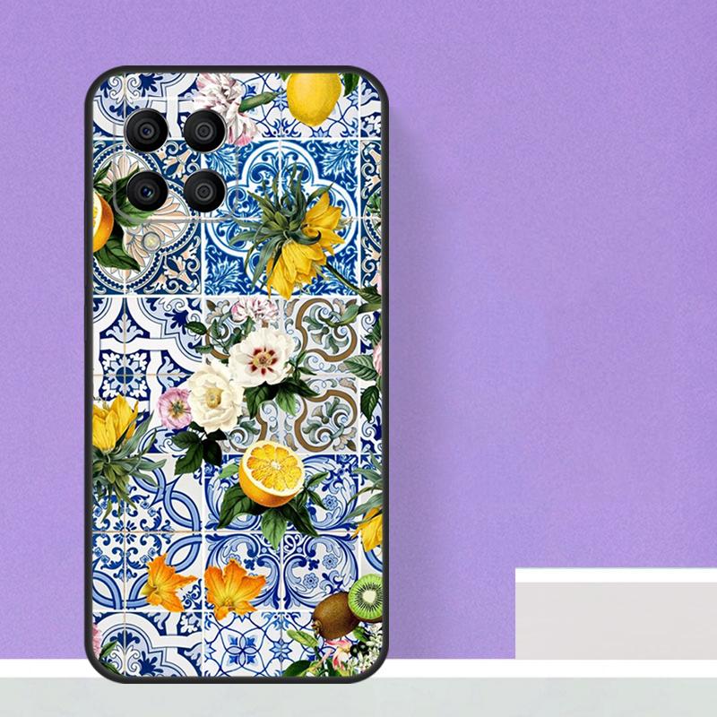 Mediterranean Lemon For Samsung Galaxy M21 M51 M12 M32 M52 M13 M23 M33 M53 M34 M54 M30s M31s M15 M55 M20 Case