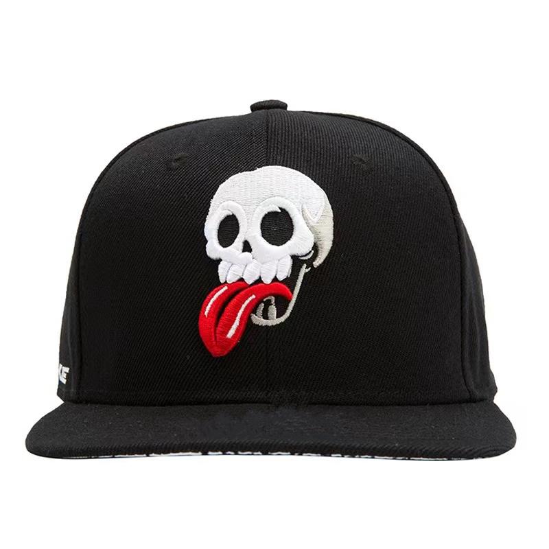Новая плоская кепка Skull Fashion Cotton Snapback бейсболки хип-хоп кепки унисекс кепка Trucker кепка для активного отдыха на открытом воздухе спортивные кепки gorars