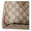 GUCCI GG Emblem GG Monogram Coated Fabric Shoulder Bag, Crossbody Bag, Handbag Small Women's Beige & Dark Brown 815103-FAD6L-9758