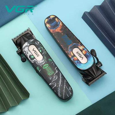 Долговечная и прочная электрическая машинка для стрижки волос с масляной головкой Профессиональная высокоскоростная 9000 об/мин Цифровой дисплей Мощный триммер для волос Щадящий кожу