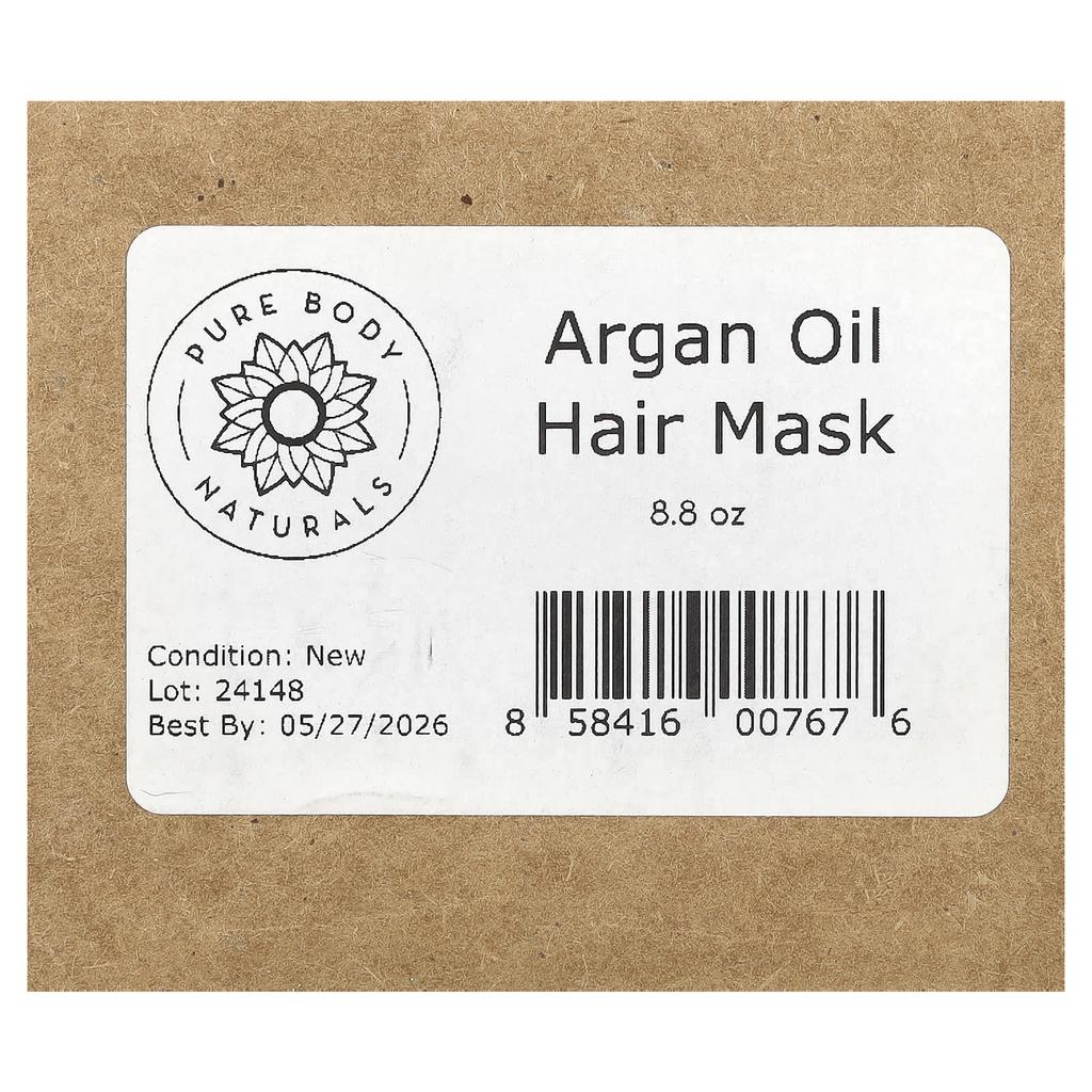 Argan Oil Hair Mask, Pure Gloss, 240Ml(8Fl Oz)