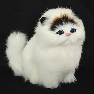 Плюшевая имитация кошки, электронная кукла для домашних животных, имитация животного, игрушка с функцией мяуканья, детская