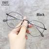 Очки унисекс для близорукости, сверхлегкие металлические очки в круглой оправе, женские и мужские очки с антисиним светом, плоские зеркальные очки-1,0 ~-6,0