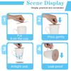 Silicone Lids for Cups, Ymapinc 6Pcs Silicone Cup Covers, Colored Universal Cup Lids, Reble Mug Cover, Food Grade Dust-proof Airtight Seal Lids for