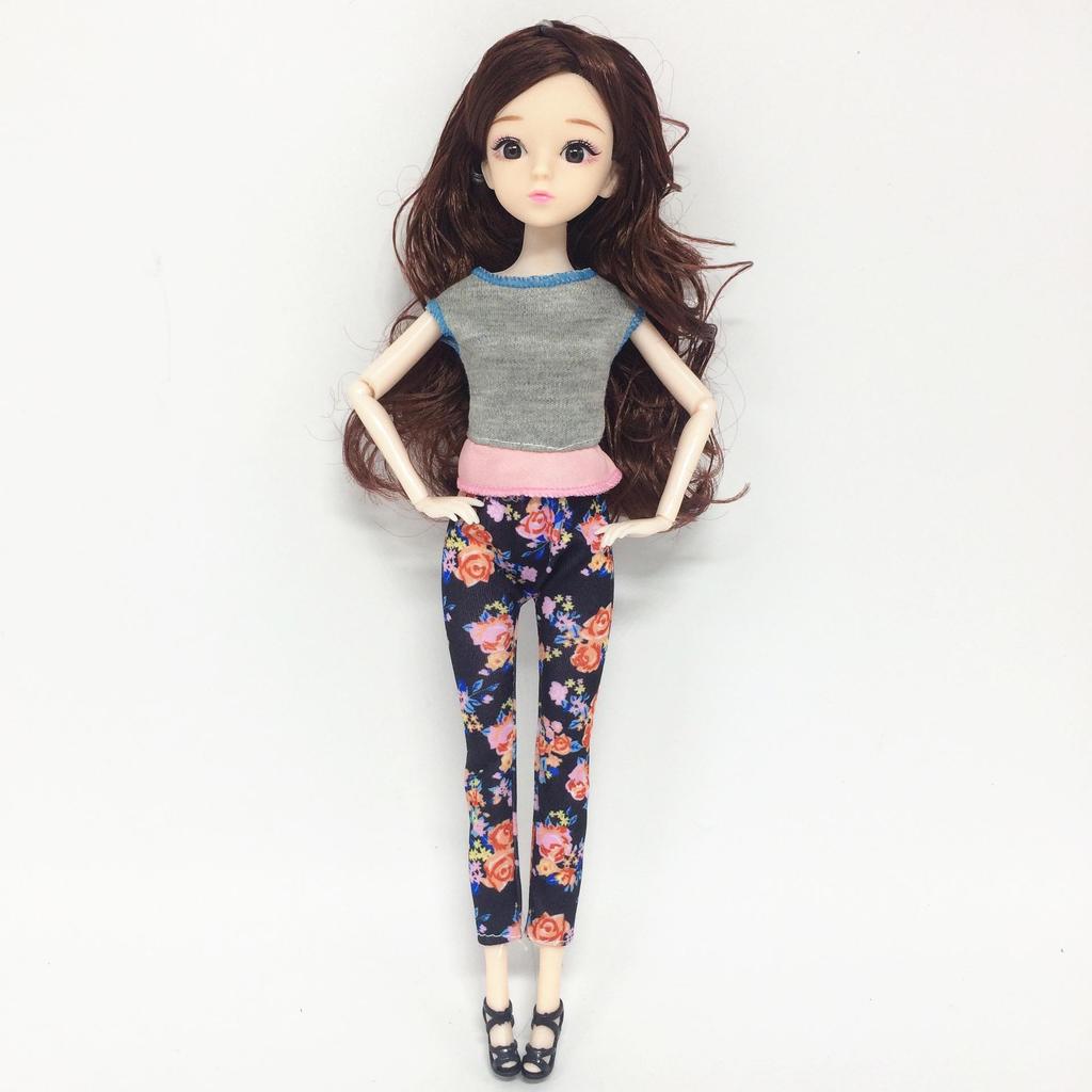 Набор модных кукол: 6 аксессуаров, 2 наряда, юбка, брюки, шорты