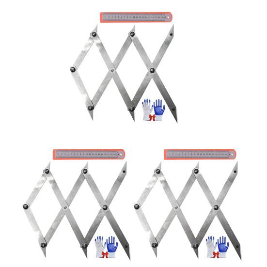 3 Point Center Finder Equal Spacing Layout Tools Sturdy Construction User-Friendly Design Woodworking