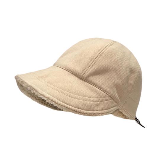 Осенне-зимняя шапка-рыбачка однотонная с утолщенной плюшевой подкладкой, бейсболка, теплая шапка для холодной погоды, уличный головной убор