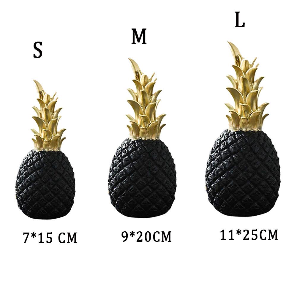 Pineapple Miniatures Resin Crafts Luxury Desk Ornaments Home Desk Decor Decoration Ornaments