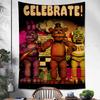 Fnaf Аниме FivenightsAtFreddys DIY Настенный Гобелен Для Гостиной Дома Комнаты в Общежитии Декор Настенное Искусство Декор