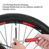 Mini Bicycle Pump, Portable High Pressure Bike Air Pump for Presta Schrader Valve Road Mountain Bike