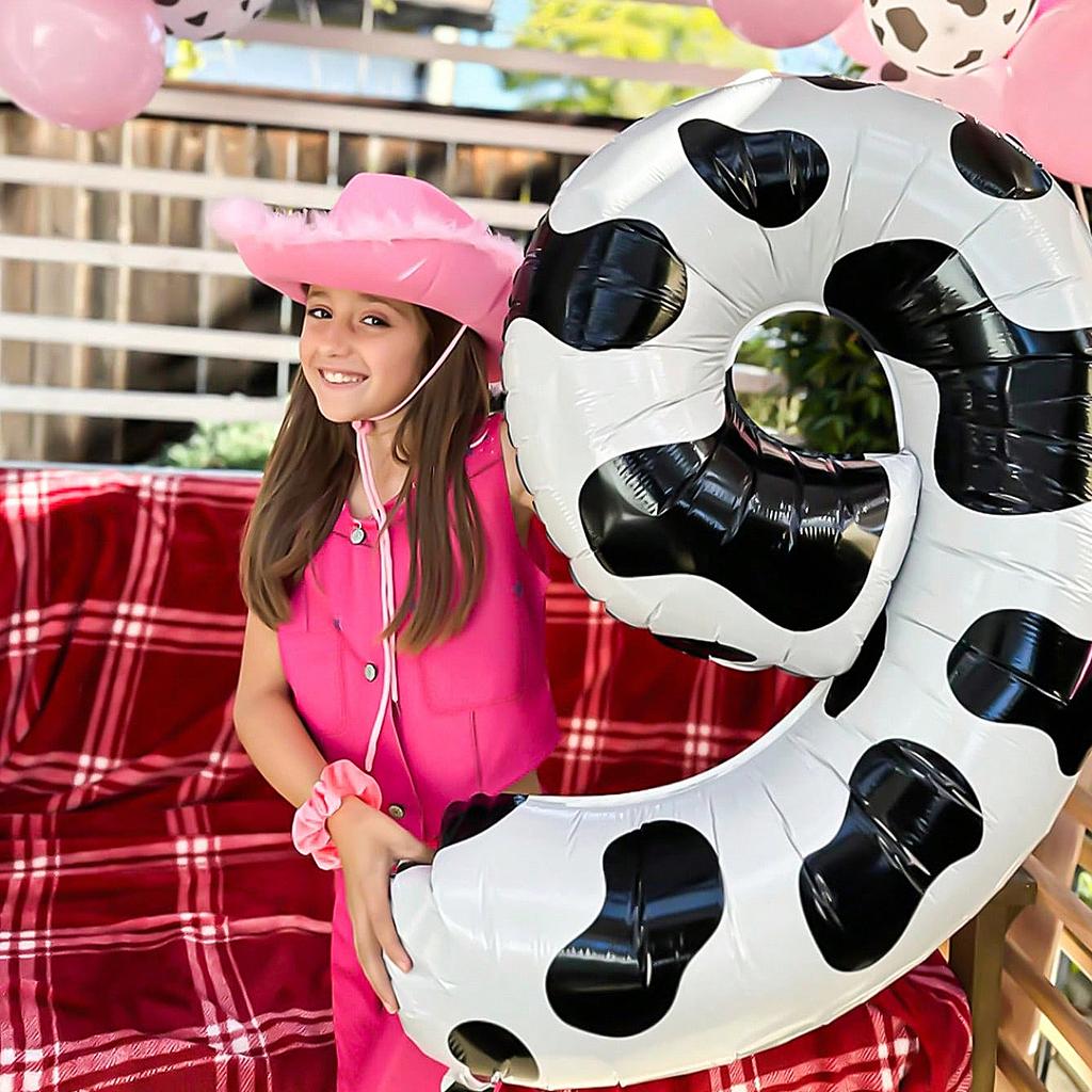 40-дюймовый воздушный шар с изображением коровы, подойдет для дня рождения на ферме, ковбойской вечеринки, юбилея, детского душа, украшения дня рождения