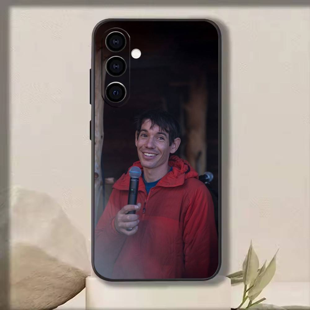 Алекс Хоннольд Чехол для телефона для Samsung Galaxy A73,A72,A71,A70,A53,A52,A51,Мягкий силиконовый черный чехол