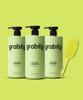 Шампунь Grabity для лифтинга волос Extra Strong 475 мл x 3 + Щетка