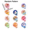 5Pcs Cartoon Round Pocket Fan Mini Hand Fan Portable Cute Folding Fan  Kids Gift