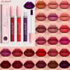 25 Colors Matte Lipstick Waterproof Long-Lasting Non-Fade Non-Stick Lipstick Velour Texture, Natural Lips, Red Shades Lip Stain
