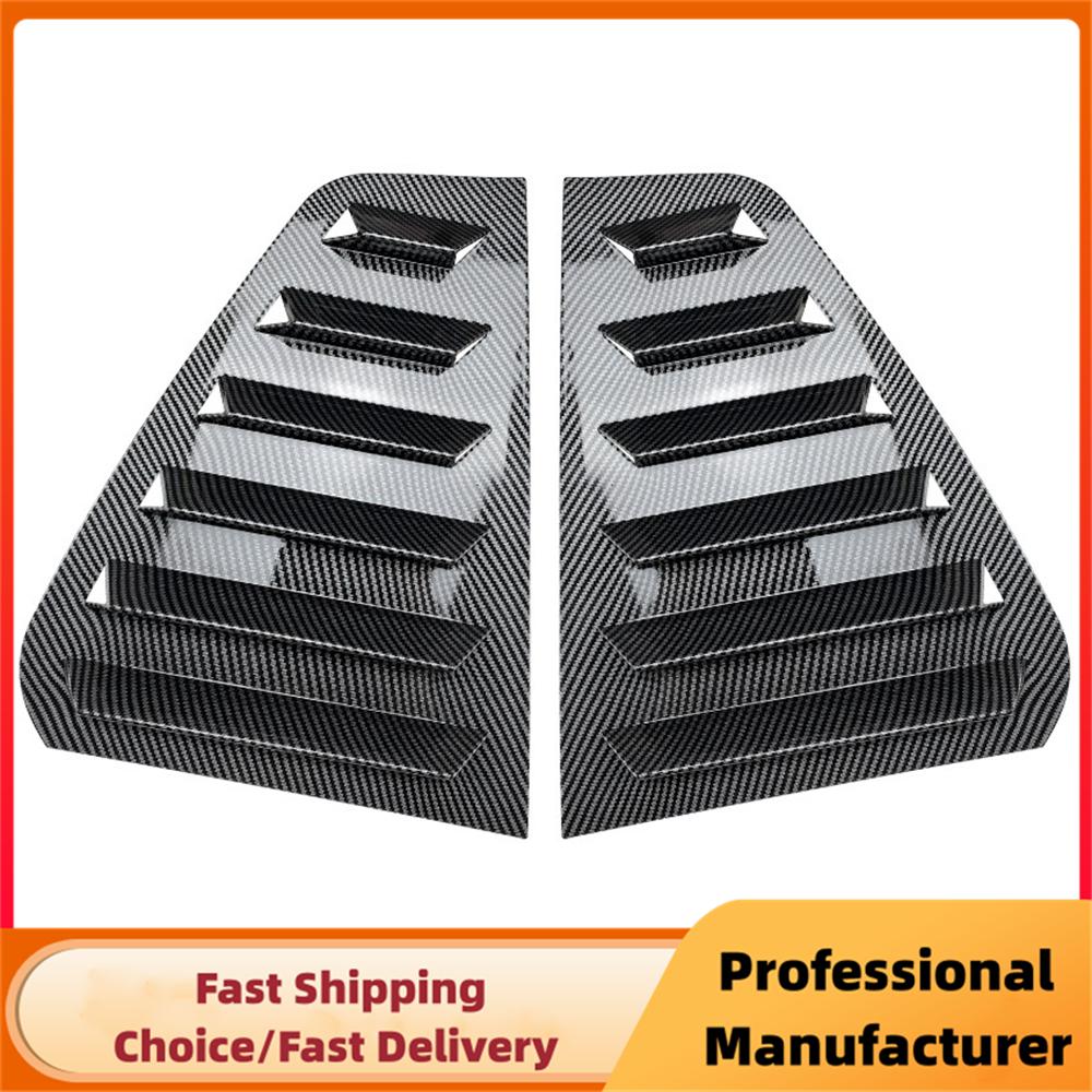 Пара спойлеров для заднего бокового окна для VW Golf 5 Golf 6 Golf 7 MK5 MK6 MK7 MK7.5 2003-2020, жалюзи, жалюзи, воздуховоды