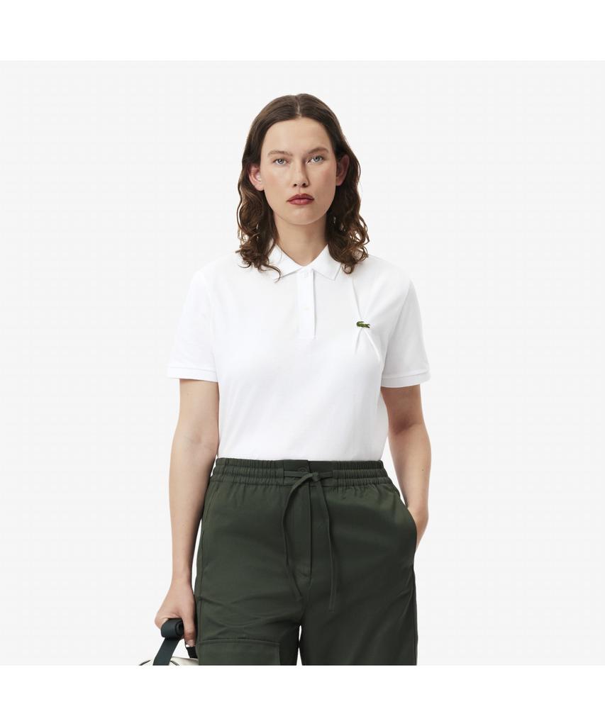 Женская фиксированная рубашка-поло LACOSTE с крокодилом Pf9661-55G 001