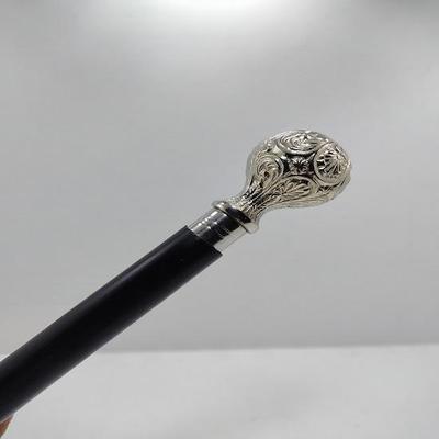 Трости и трости из латуни с красивой резной ручкой для взрослых мужчин и женщин — Складная трость унисекс из латуни из черного дерева, длина 91,44 см.