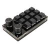 Мини-клавиатура 12 клавиш 2 ручки Синий переключатель RGB подсветка Программируемая клавиатура Plug and Play для игр