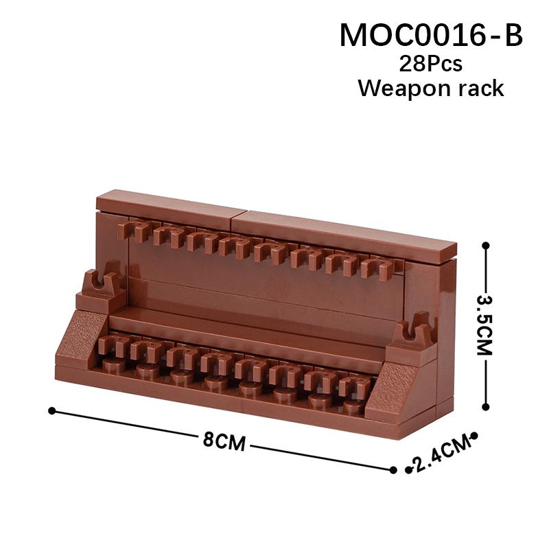 Стеллаж для оружия MOC Кирпичи WW2 Оружие Война Военная Снайперская винтовка Совместимые Конструкторы Подарок Другу Игрушки Для Детей Взрослых