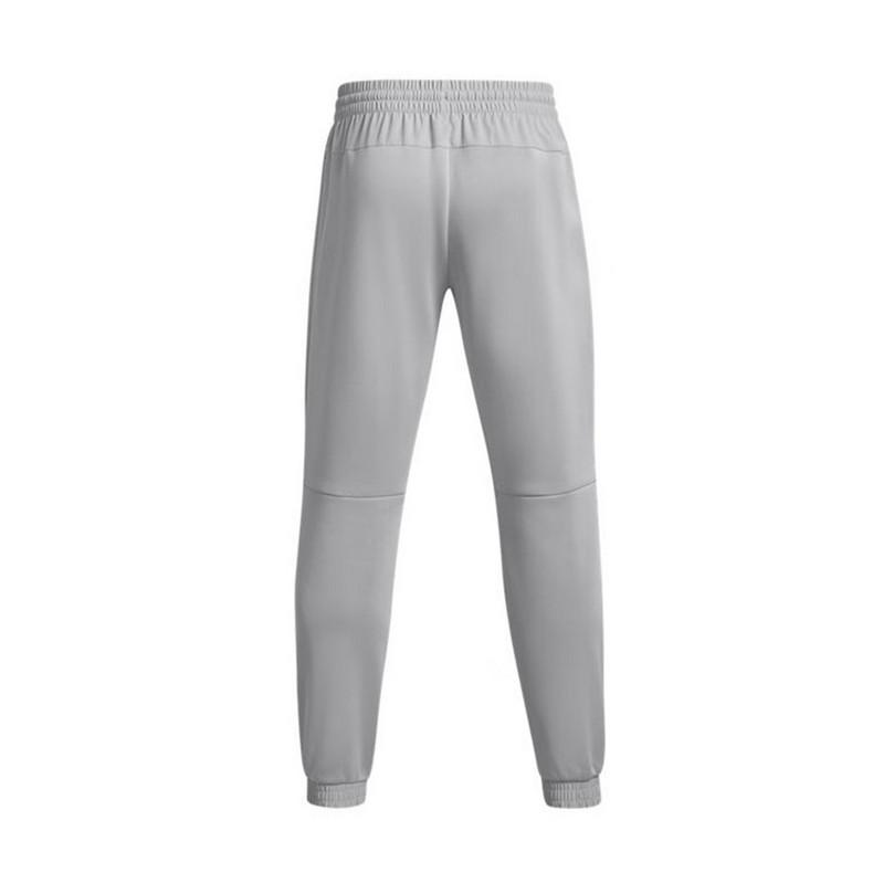 Under Armour Брюки Essential Swacket Pant, однотонные, с манжетами и завязками, трикотажные спортивные брюки для мужчин, серые 1382287-011
