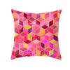 Geometric Sofa Pillow Cover Peach Skin Creative Home Office Cushion Cover Car Cushion