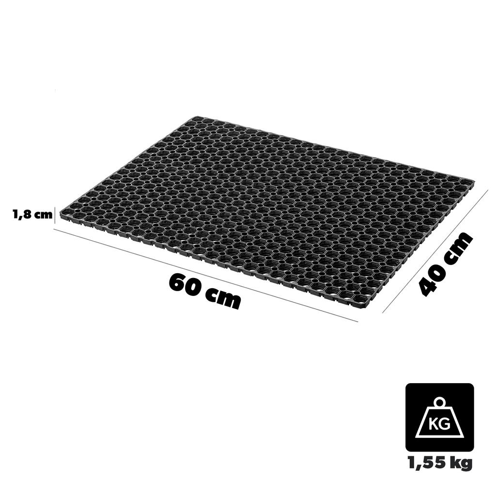 KADAX Wycieraczka Gumowa Pod Drzwi Zewnętrzna