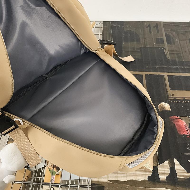 Женский рюкзак большой емкости для мальчиков и девочек, контрастный по цвету рюкзак для школьников