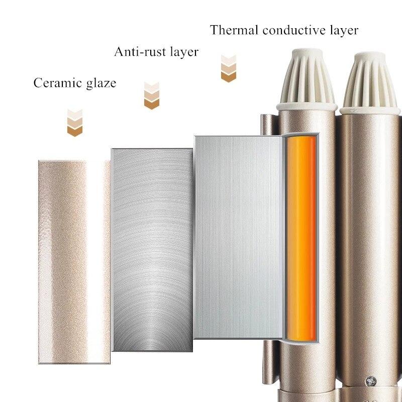 Professional Curling Iron Ceramic Triple Barrel Hair Styler Hair Waver Styling Tools 110-220V Hair Curler Electric Curling