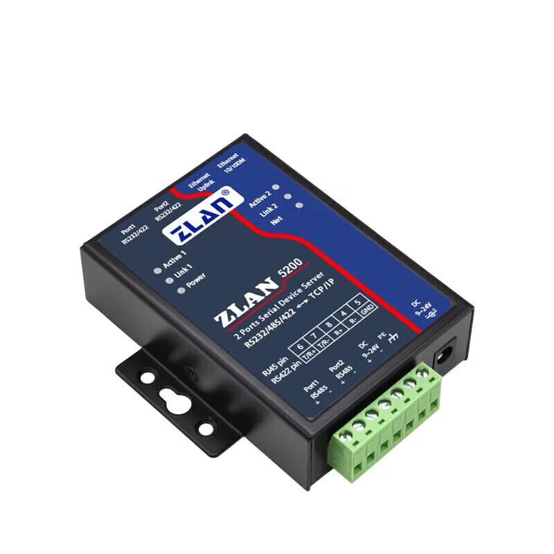 ZLAN Dual Serial Port to Ethernet Converter