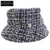 [Excellent Condition/Domestic Authentic] CC Logos Sequin Tweed Bucket Hat Hat M blackUsed