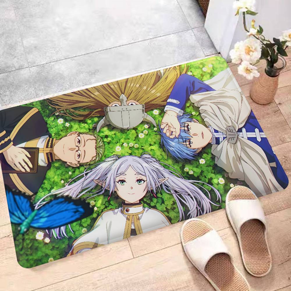 Аниме Фрирен Коврик для входной двери Скандинавский стиль Спальня Гостиная Придверный коврик Дом Балкон Противоскользящий Современный домашний декор