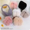 Thicken Foldable Earmuffs Folding Winter Ear Cover Fashion Plush Earmuffs  Outdoor