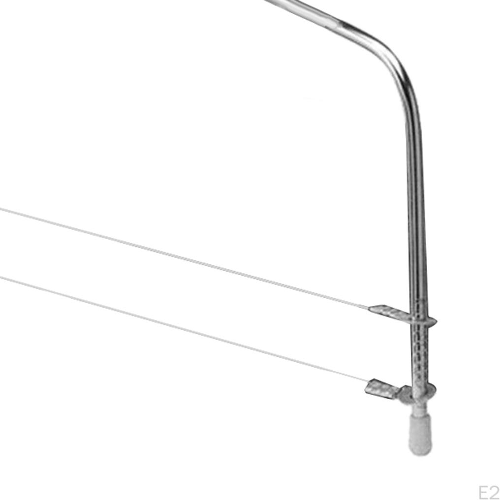 Слайсер для тортов из нержавеющей стали, режущая выравнивающая проволока, серебро для домашней кухни