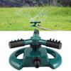Вращающийся на 360 градусов разбрызгиватель для газона, 3-рычажный дизайн, универсальная простая установка, более широкий охват, автоматический сад