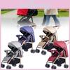 Baby Wheeled Four Stroller Lightweight Foldable Convertible Seat Tools Outdoor