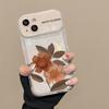 Акварельный цветок подходит для прозрачного чехла для телефона Apple 16pro 15, откидное зеркало 14, тонкопористый силикон 13, весна/лето 12/11