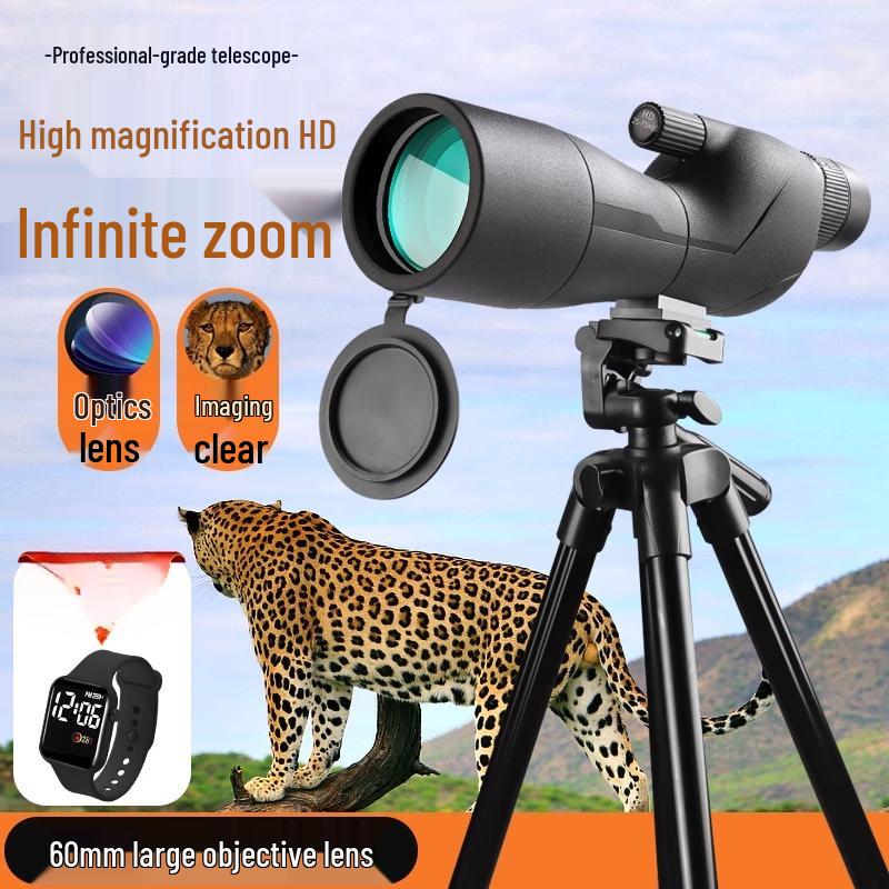 OIMG 25-75x60 ED Zoom Spotting Scope with 1080P Dual Camera