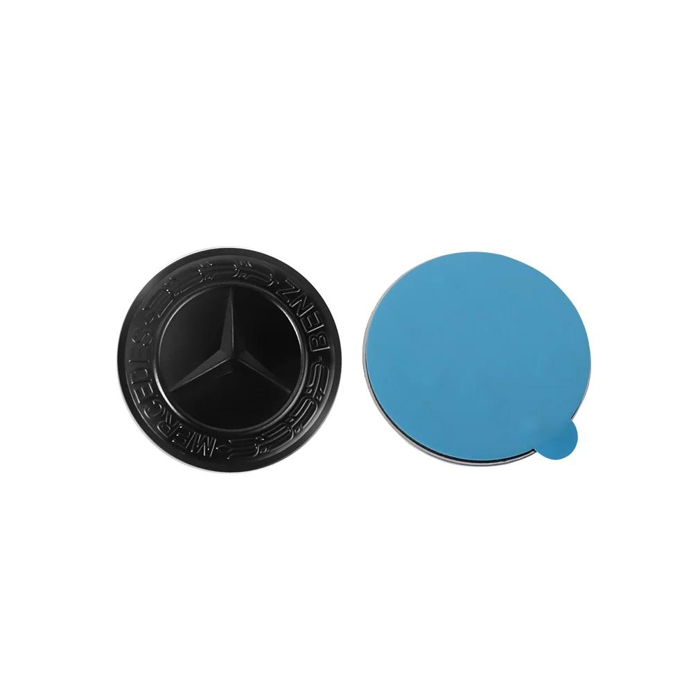 57MM Car Styling Front Hood Emblem  For Mercedes BenzStickers Auto Decoration Decal Accessories A E Class W205 W204 GLC CLA W447