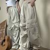 Streetwear Casual Wide Leg Pants Women High Waist Plus Size Y2K Cargo Pants Woman Fashion Trendy Loose Straight Office Lady Trousers 24202
