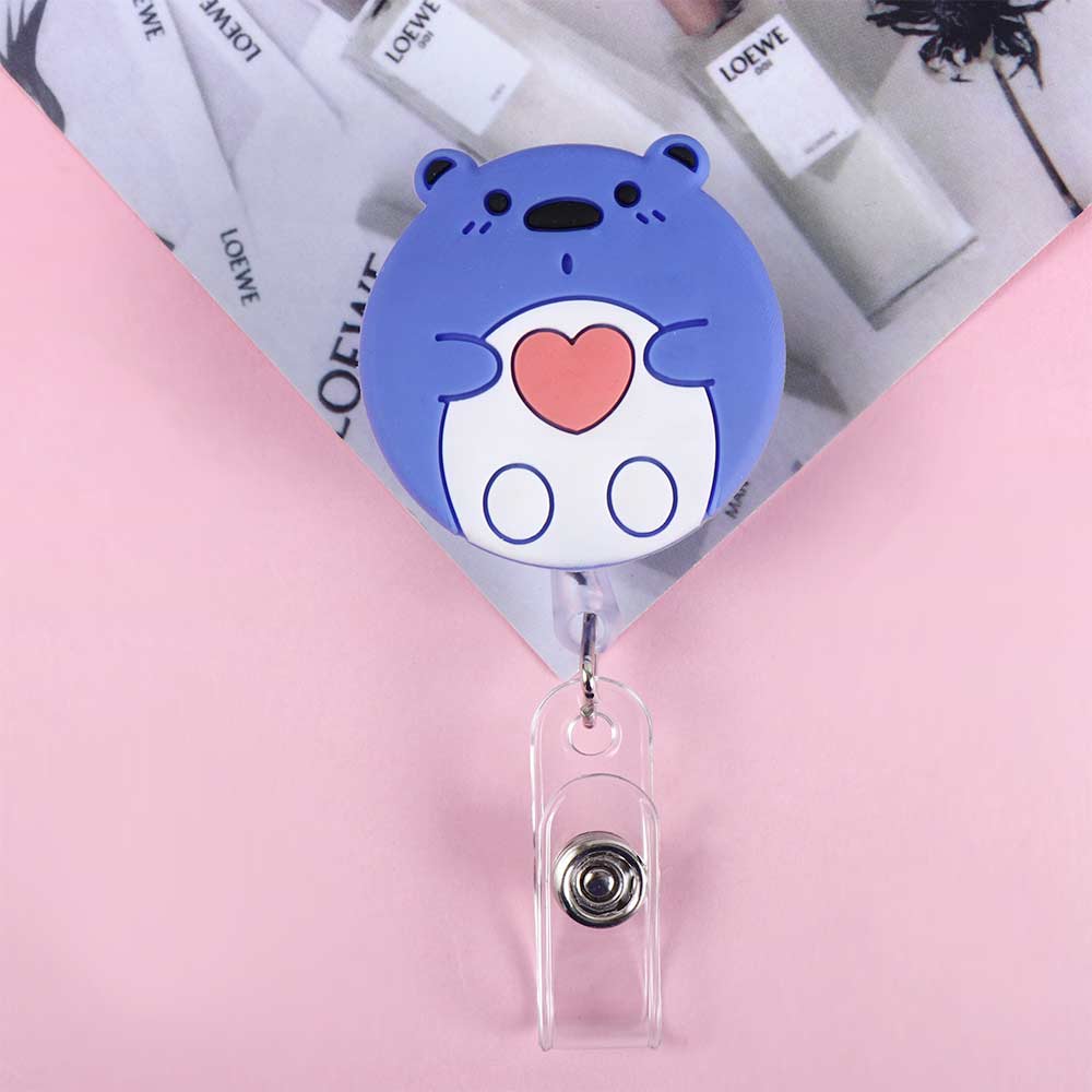 Chest Card Keys Lanyard Name Card Holder ID Card Clips Nurse Badge Holder Retractable Badge Reel