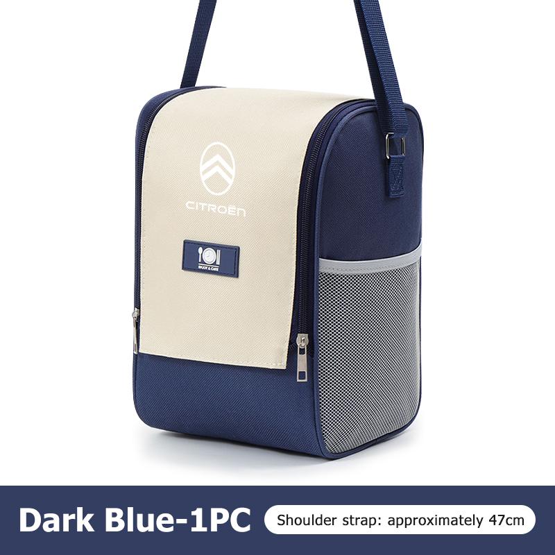 Insulated Lunch Bag Cooler Thermal Food Container Shoulder Strap For Citroen C4 C3 C5 C1 C2 C6 VTS C4L DS3 DS4 DS5 Grand