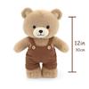 Corduroy Overalls Bear Plush Toy Duo - Hugging Figurine Birthday Gift