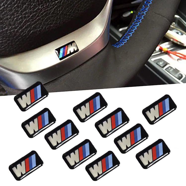3D ABS Car Body Rear Trunk Badge Emblem For BMW M Logo Sticker Decoration Accessories M1 M2 M3 M4 M5 M6 X7M X2M X4M X3M X5M X6M