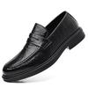 2025 New Designer Increase Leather Shoes for Men Fashion Casual Black Dress Shoes Male Spring Autumn Platform Loafers Man