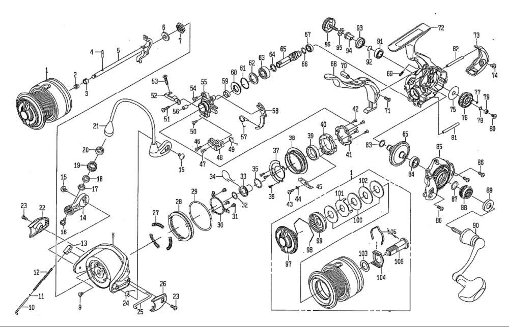 Оригинальная деталь ручки Daiwa 16 Triso Номер детали Код детали 1H1370 000555791H1370 (ДАЙВА) Ручка 3000H-LBD, 202,