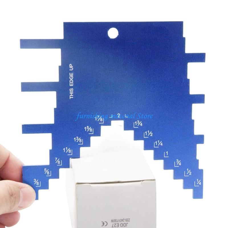 Y5GD Depth Gauge 2 In 1 Aluminium Alloy Step High Ruler Woodworking