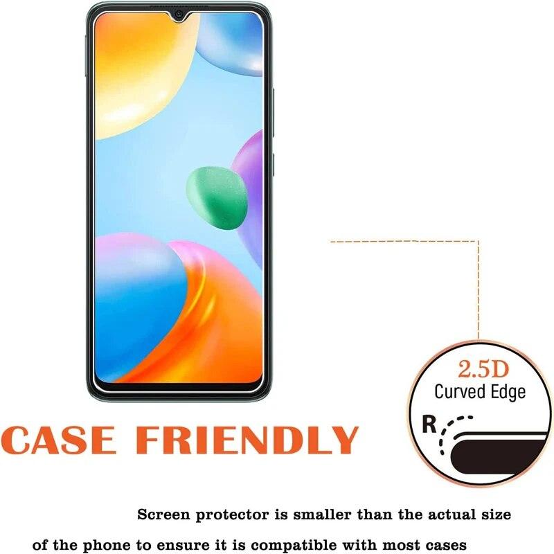 Защитное стекло для Xiaomi Redmi Note 11 10 9 Pro 10S 9S 8, защитное стекло для Redmi 13C 9C 9T 9A 10C 12C A1 Plus, 3 шт.